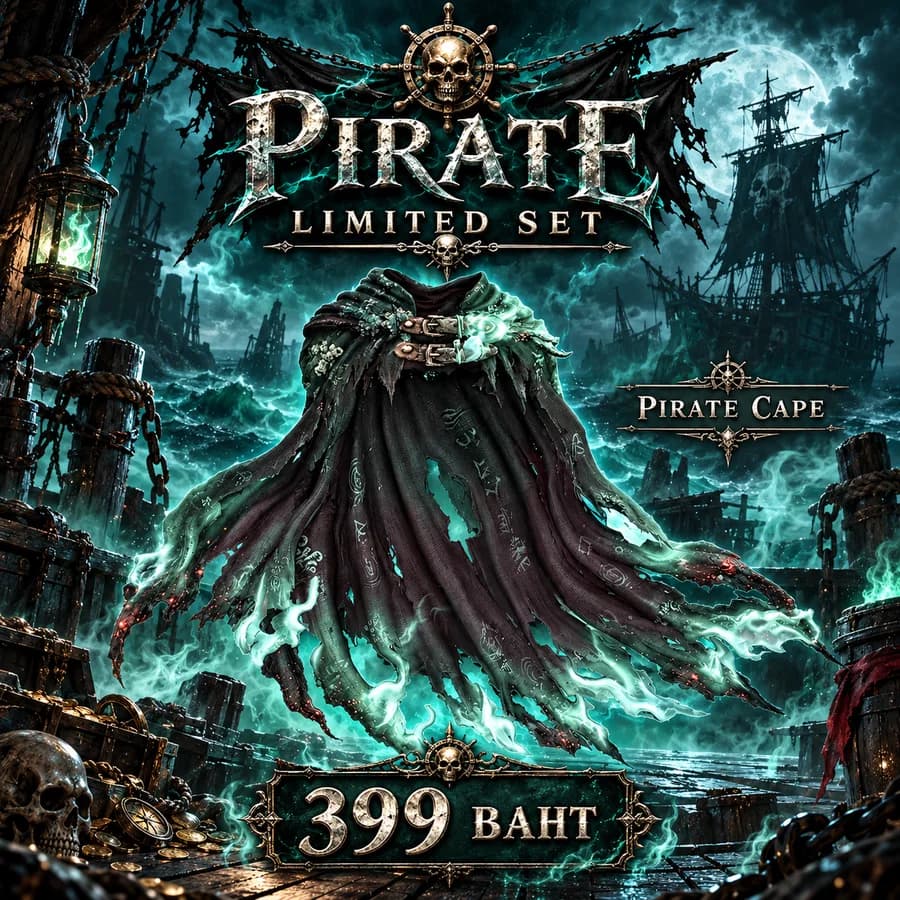 Pirate cape Fashion